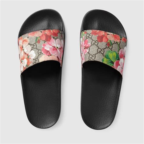 gucci blooms slide|gucci bloom slides women.